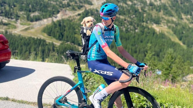 Ralphy de hond van Wout Poels houdt van snelheid