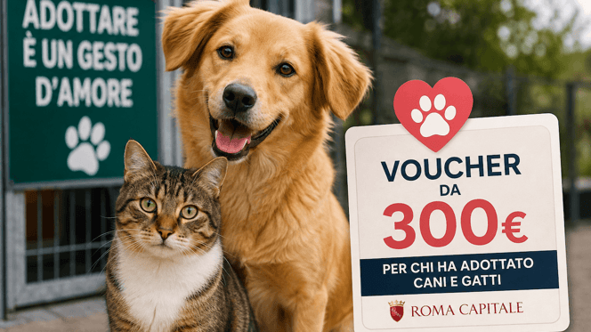 Roma capitale e il vaucher per cani e gatti