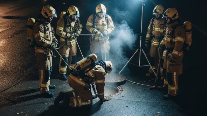 Sauvetage d'un chat à Wiepenkathen