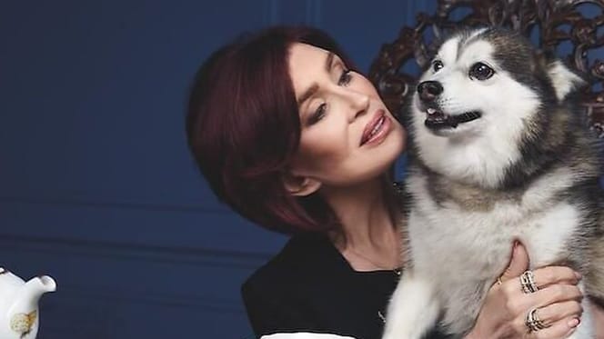 Sharon Osbourne verlies naar man ook hond Elvis