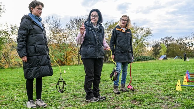 Teilnehmer beim Hobby Dogging