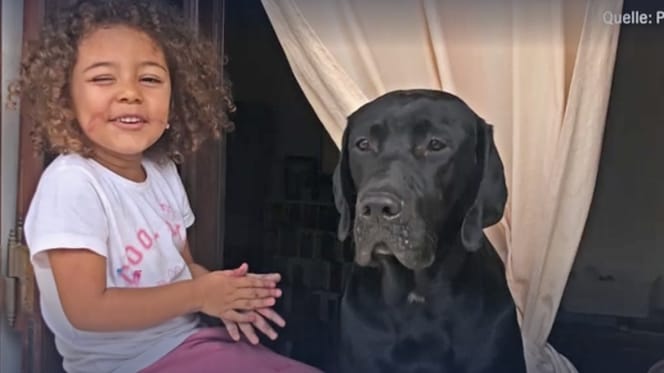 Teresa e il suo cane Boris
