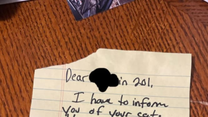 A note for the neighbour