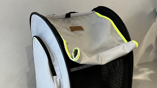 Un sac à dos abandonné