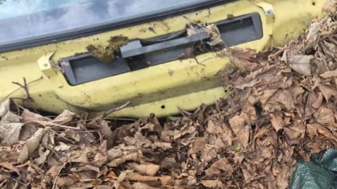 Een oude auto