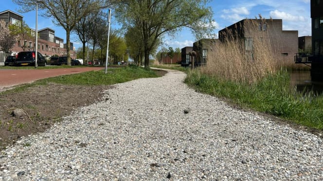 Wat is er met dit schelpenpad aan de hand?