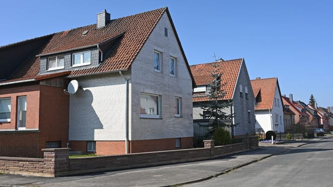 Wohngegend mit Siedlerhäusern