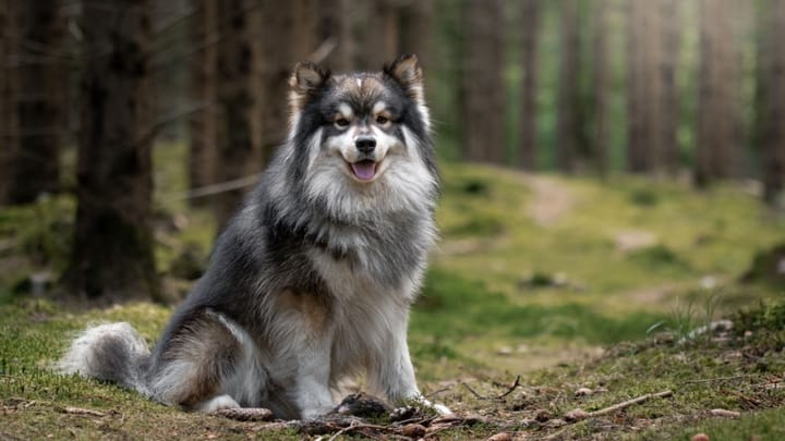 Foto: erwachsener Hund der Rasse Finnischer Lapphund