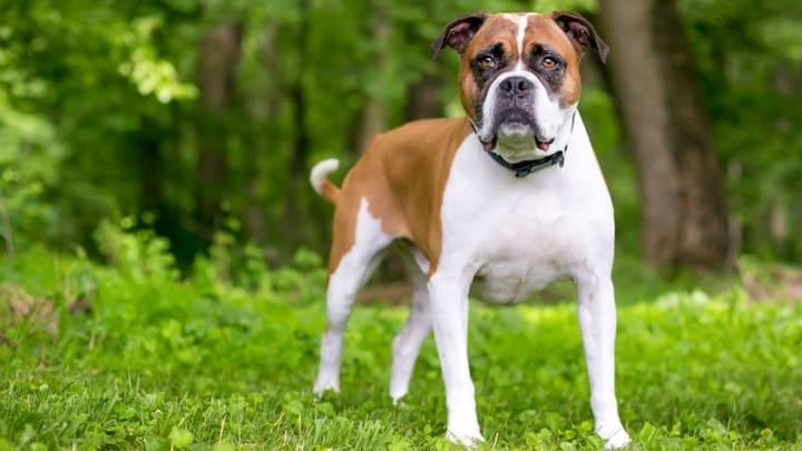 Photo : chien adulte de race Bullboxer