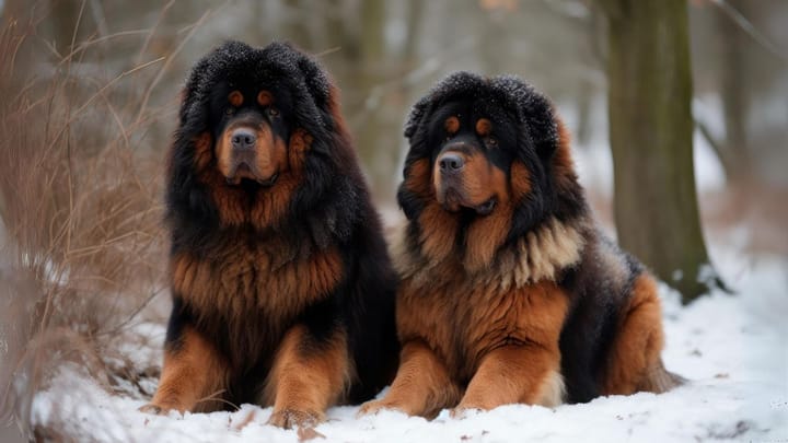 Photo : chien adulte de race Dogue du Tibet