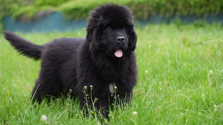 Photo : chien adulte de race Terre-Neuve