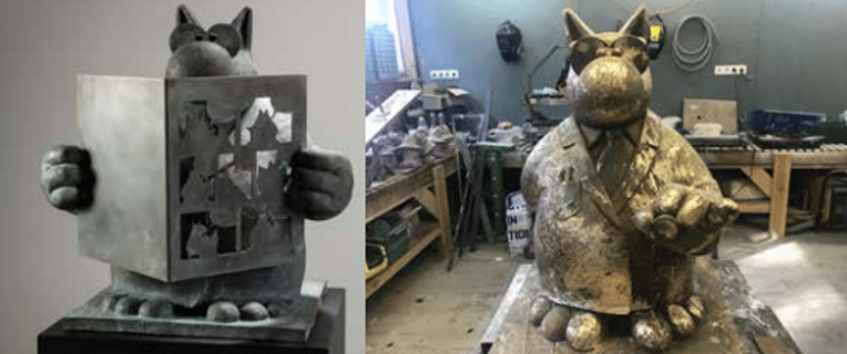 Les statues du Chat