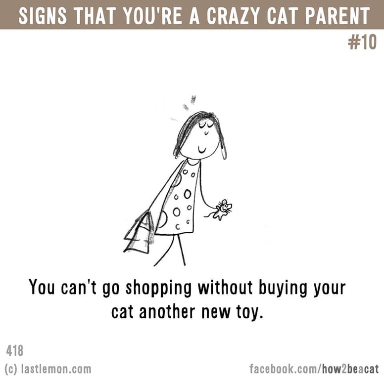 15 illustrations délirantes qui prouvent à quel point vous êtes gaga de votre chat !