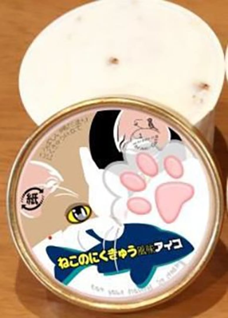 glace patte de chat