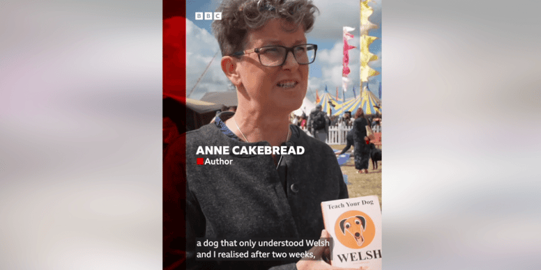 Woman learns Welsh to speak to dog, then publishes best-selling book