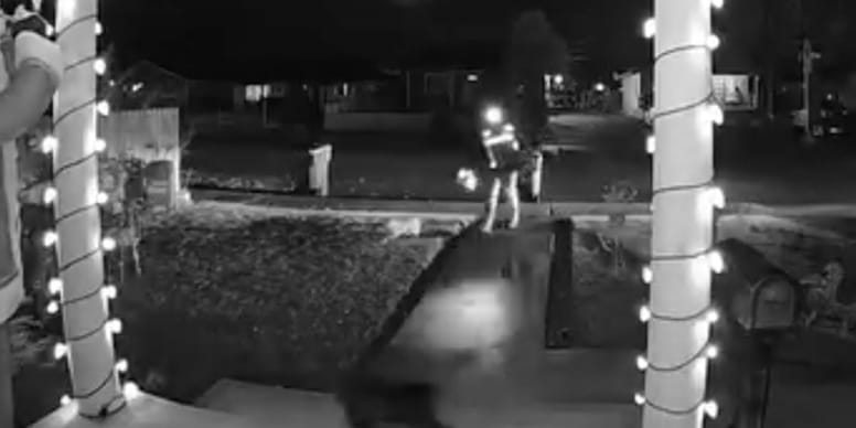 Paketbote liefert an Weihnachten aus: Dieser Empfang überrascht ihn allerdings völlig