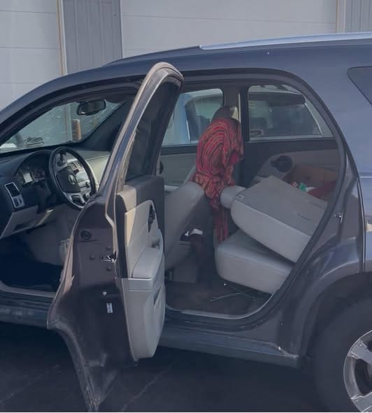 coche en el desguace