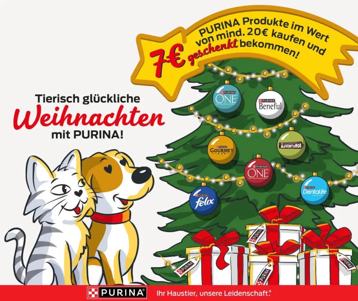 Weihnachten mit Purina