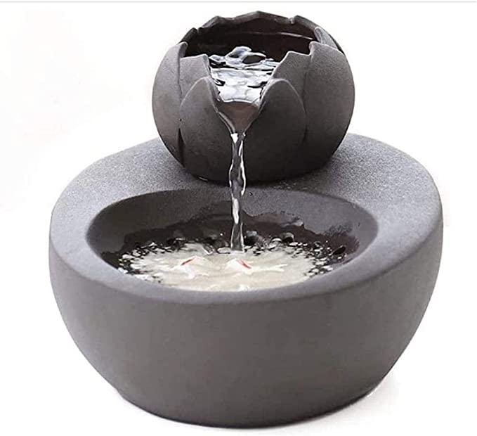 fuente para gatos de ceramica amazon