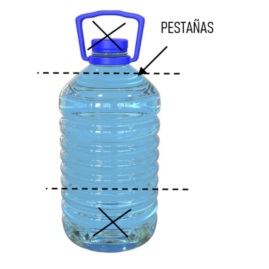 como hacer un collar isabelino para gato con una botella