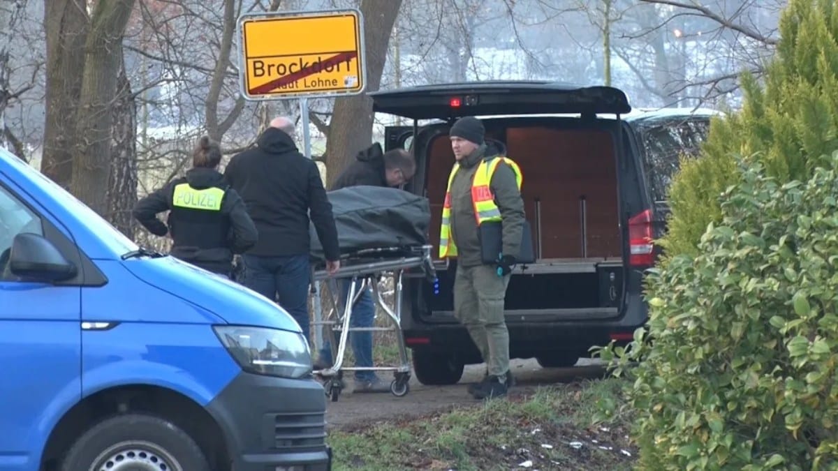 American Bulldog verteidigt totes Herrchen