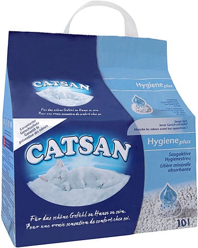 litière pour chat catsan