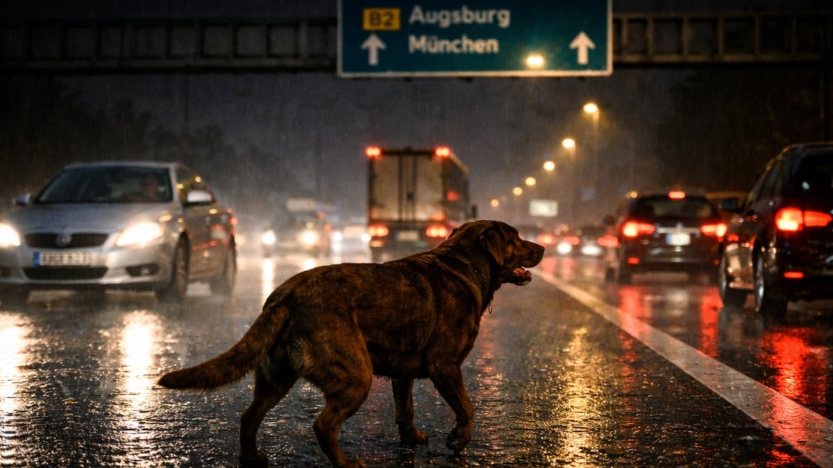 Silvester: Hund stirbt auf Autobahn