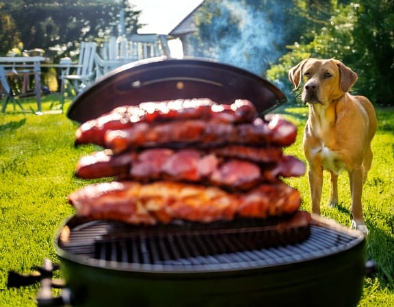 Mag een hond rosbief eten?