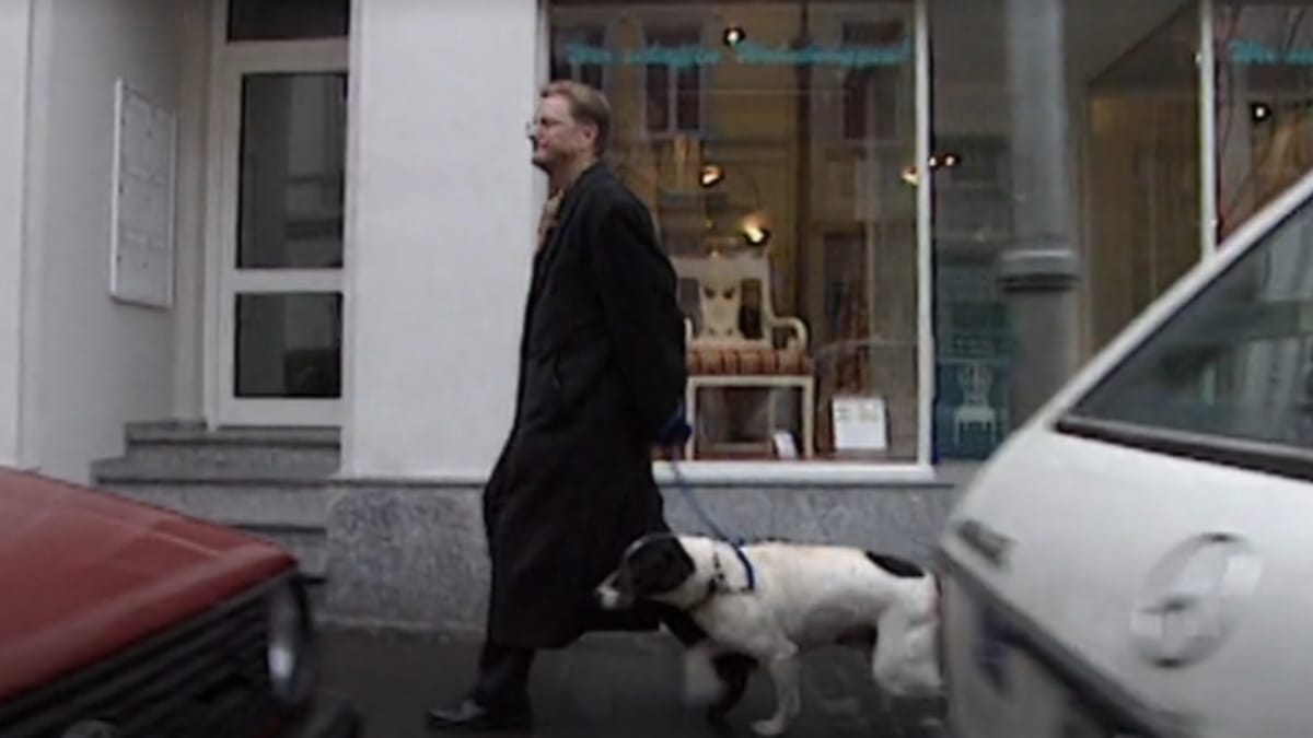 Guido Westerwelle mit Hund