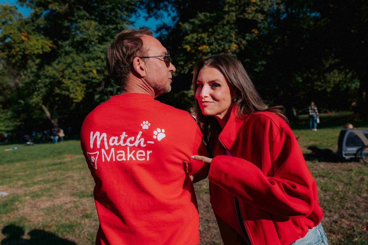 Jochen Bendel und Laura Wontorra beim Bark Date