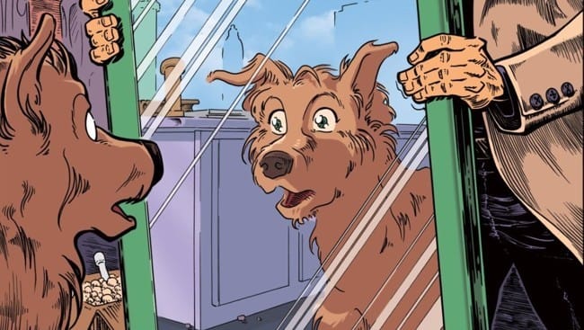 Un jeune garçon se transforme en chien dans une BD contre la maltraitance