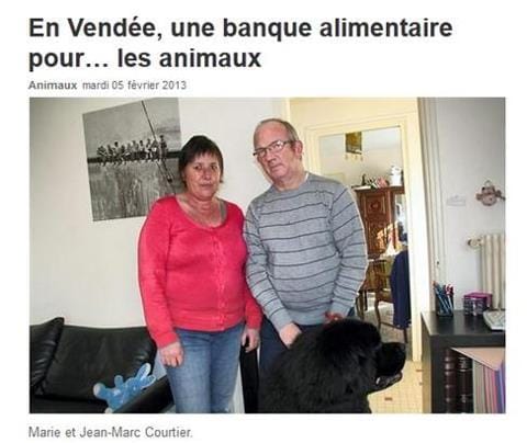 banque alimentaire pour animaux