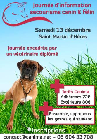 Secourisme canin & félin