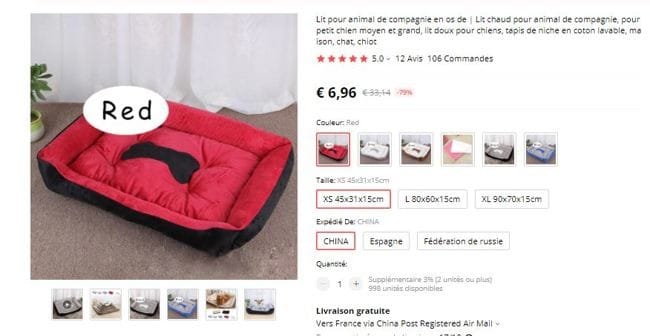 Achat sur Aliexpress. Arnaque ou pas ?