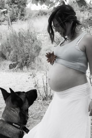 mon gros toutou pendant ma grossesse !