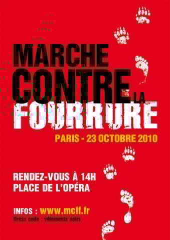 Marche contre la fourrure - 23/10/10 - Paris 