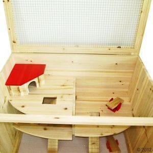 cage en bois pour gerbilles 