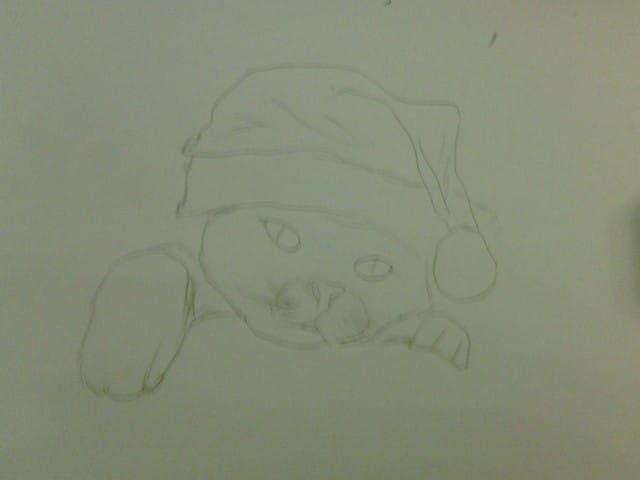 concours de dessins (chaton et chiot)