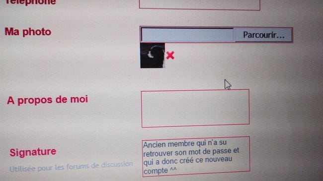 Photo pour Wamiz, profil.