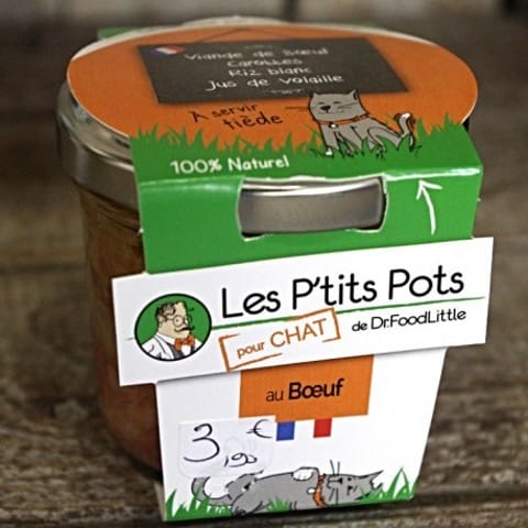 Je vends 17 boîtes de plats pour chat Dr Foodlittle cuisinés comme à la maison