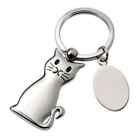 Porte-clés chat pour Noël