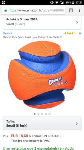 Le ballon chunckit en test