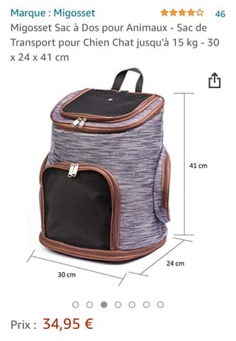 Sac à dos de transport