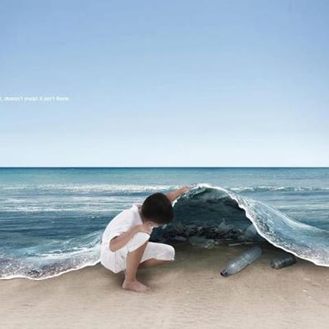 La mer est devenue un poubelle géante il faut que cela cesse !