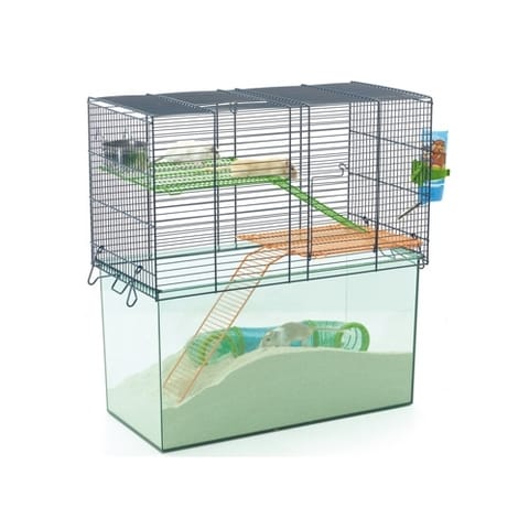 Cage pour 2 gerbilles 