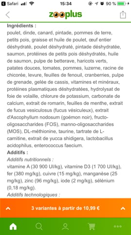 Nutrivet chat stérilisé
