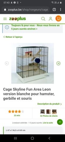 Est ce que ma cage convient pour 2 gerbilles ?
