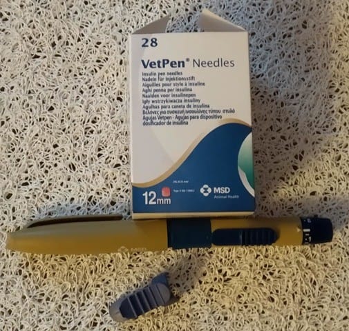 Stylo vetpen pour chien/chat diabétique + recharge et accessoires