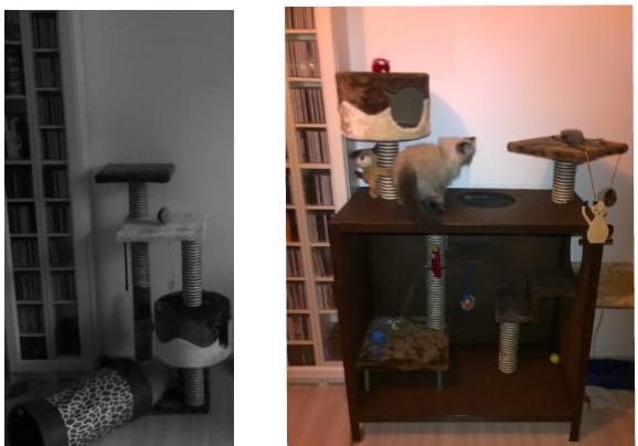 Arbre à chat fait maison