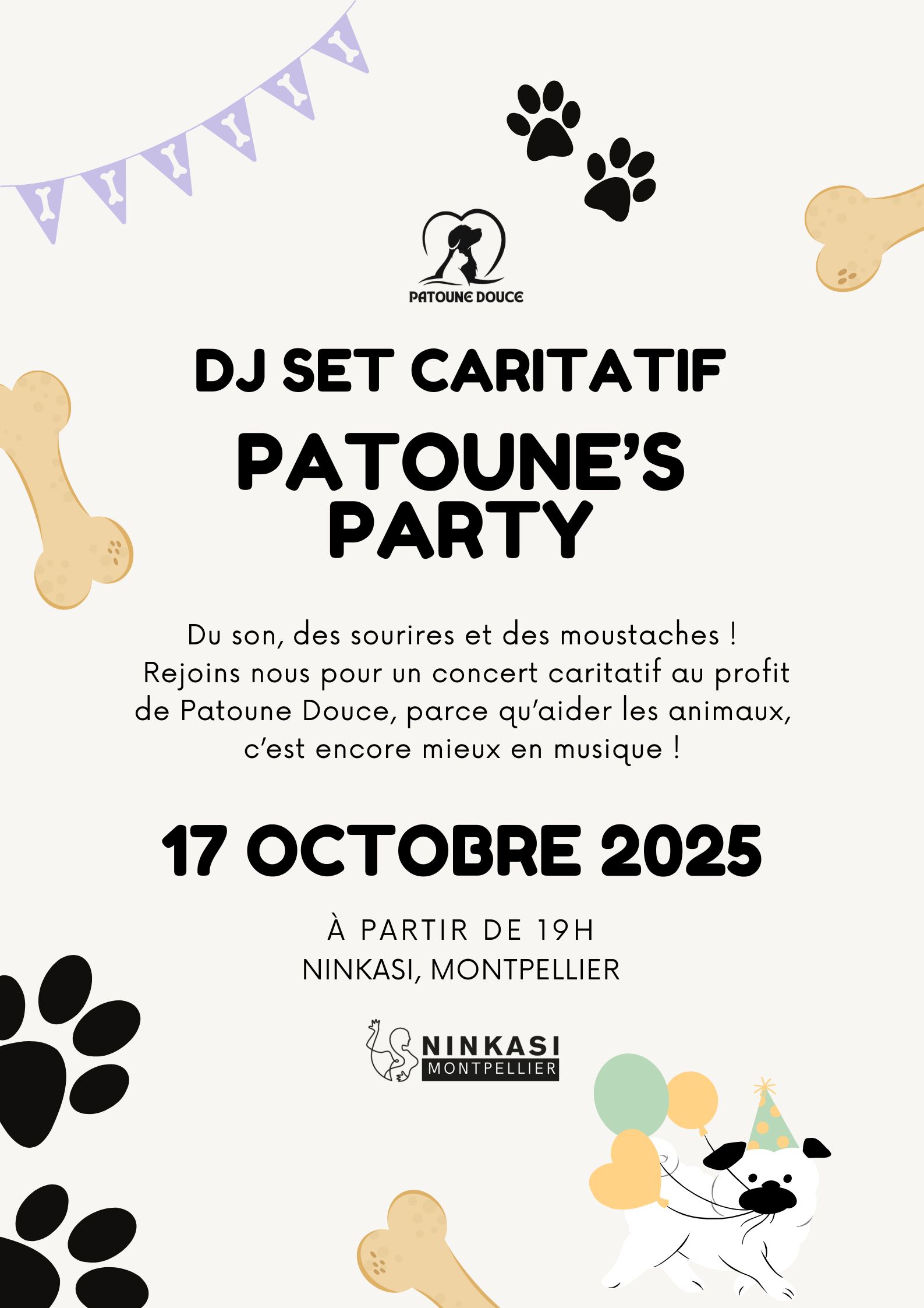 Patoune Douce débarque au Ninkasi Montpellier !